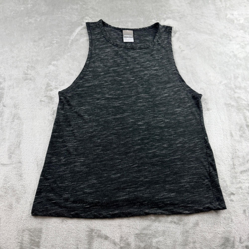 Rainbeau Curves Black Space Dye Open Back‎ Active Tank Top Women's Small 95867RS